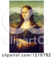 Clipart Of The Mona Lisa Oil On Poplar Painting Originally By Leonardo Da Vinci Royalty Free Illustration by Picsburg #COLLC1216782-0181