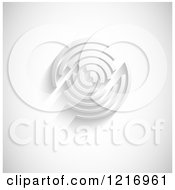 Clipart Of A 3d Abstract Radial Maze Design Royalty Free Vector Illustration by KJ Pargeter