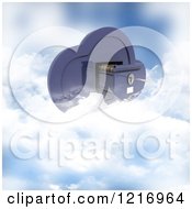 3d Cloud Computing Filing Cabinet