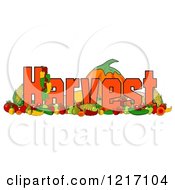 Poster, Art Print Of Produce And The Word Harvest