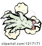 Cartoon Of A Severed Claw Royalty Free Vector Illustration by lineartestpilot