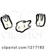 Cartoon Of Pulled Teeth Royalty Free Vector Illustration by lineartestpilot