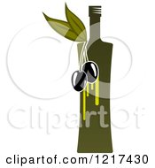 Bottle Of Extra Virgin Olive Oil