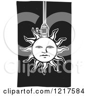 Poster, Art Print Of Solar Sun Lamp On Black