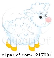 Poster, Art Print Of Cute Airbrushed Sheep
