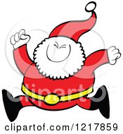 Poster, Art Print Of Santa Claus Running