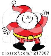 Poster, Art Print Of Santa Claus Waving