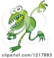 Poster, Art Print Of Green Mutant Frog