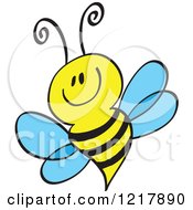 Poster, Art Print Of Happy Smiling Bee