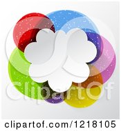 Poster, Art Print Of Colorful Speech Bubble Cloud With Text Space