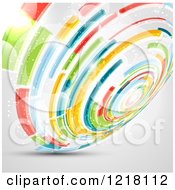 Poster, Art Print Of Colorful Abstract Spiral
