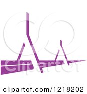 Poster, Art Print Of Purple Modern Bridge