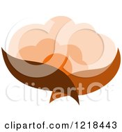 Clipart Of A Hilly Autumn Design 4 Royalty Free Vector Illustration