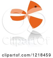 Poster, Art Print Of Abstract Orange And Brown Fish