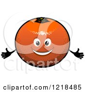 Poster, Art Print Of Happy Orange Character