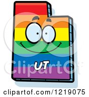 Poster, Art Print Of Gay Rainbow State Of Utah Character