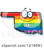 Poster, Art Print Of Gay Rainbow State Of Oklahoma Character