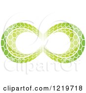 Green Patterned Infinity Symbol 2
