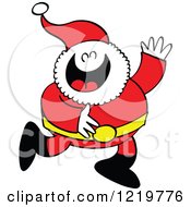 Poster, Art Print Of Jolly Santa Claus Laughing