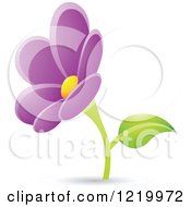 Poster, Art Print Of Purple Daisy Flower