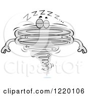 Sleeping Tornado Mascot