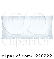Clipart Of A Vintage White Parchment Banner Royalty Free Vector Illustration by cidepix