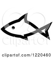 Poster, Art Print Of Black And White Fish 3