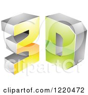 Poster, Art Print Of 3d Icon 7