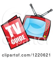 Poster, Art Print Of Tv Guide Magazine And Television