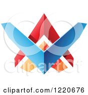 Poster, Art Print Of Colorful Abstract Tribal Shield Icon 3