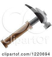 Clipart Of A Hammer Royalty Free Vector Illustration by cidepix