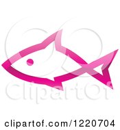 Poster, Art Print Of Pink Fish 2