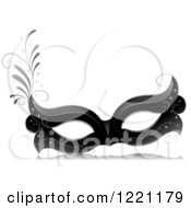 Grayscale Carnival Eye Face Mask