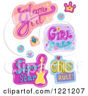 Poster, Art Print Of Girls Designs And Items