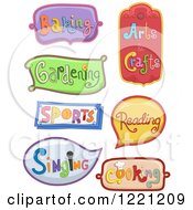 Poster, Art Print Of Decorative Hobby Labels
