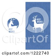 Poster, Art Print Of Reindeer With Best Wishes Greetings