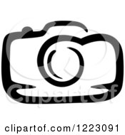 Clipart Of A Black And White Camera 28 Royalty Free Vector Illustration