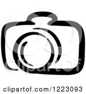 Clipart Of A Black And White Camera 21 Royalty Free Vector Illustration