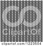 Clipart Of A Carbon Fiber Texture Royalty Free Vector Illustration