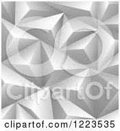 Poster, Art Print Of Gray 3d Pyramid Background