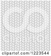 Clipart Of A White Wool Texture Royalty Free Vector Illustration