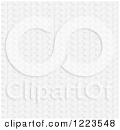 Clipart Of A White Weaved Wool Texture Royalty Free Vector Illustration by vectorace