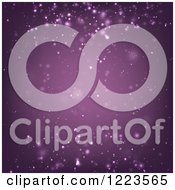 Poster, Art Print Of Purple Background Of Sparkles