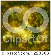 Poster, Art Print Of Background Of Blurred Green And Yellow Lights