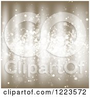 Poster, Art Print Of Golden Sparkly Light Background