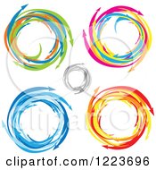 Colorful Circles Of Arrows