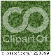 Seamless Green Wood Grain Pattern Background