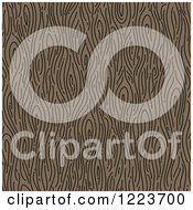 Poster, Art Print Of Seamless Brown Wood Grain Pattern Background