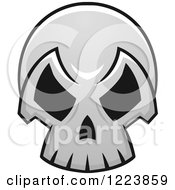 Grayscale Monster Skull 6