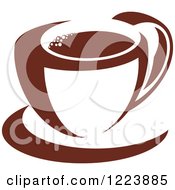 Brown Coffee Cup With